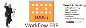 Lexware Zielgruppe, CODE.3 Leistungsfähiges - kostengünstiges ERP für KMU