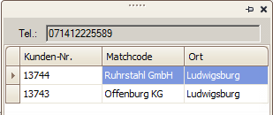 Phone/LX – Mini CRM und Phone Manager, CODE.3 ERP für kleine und mittelständische Unternehmen