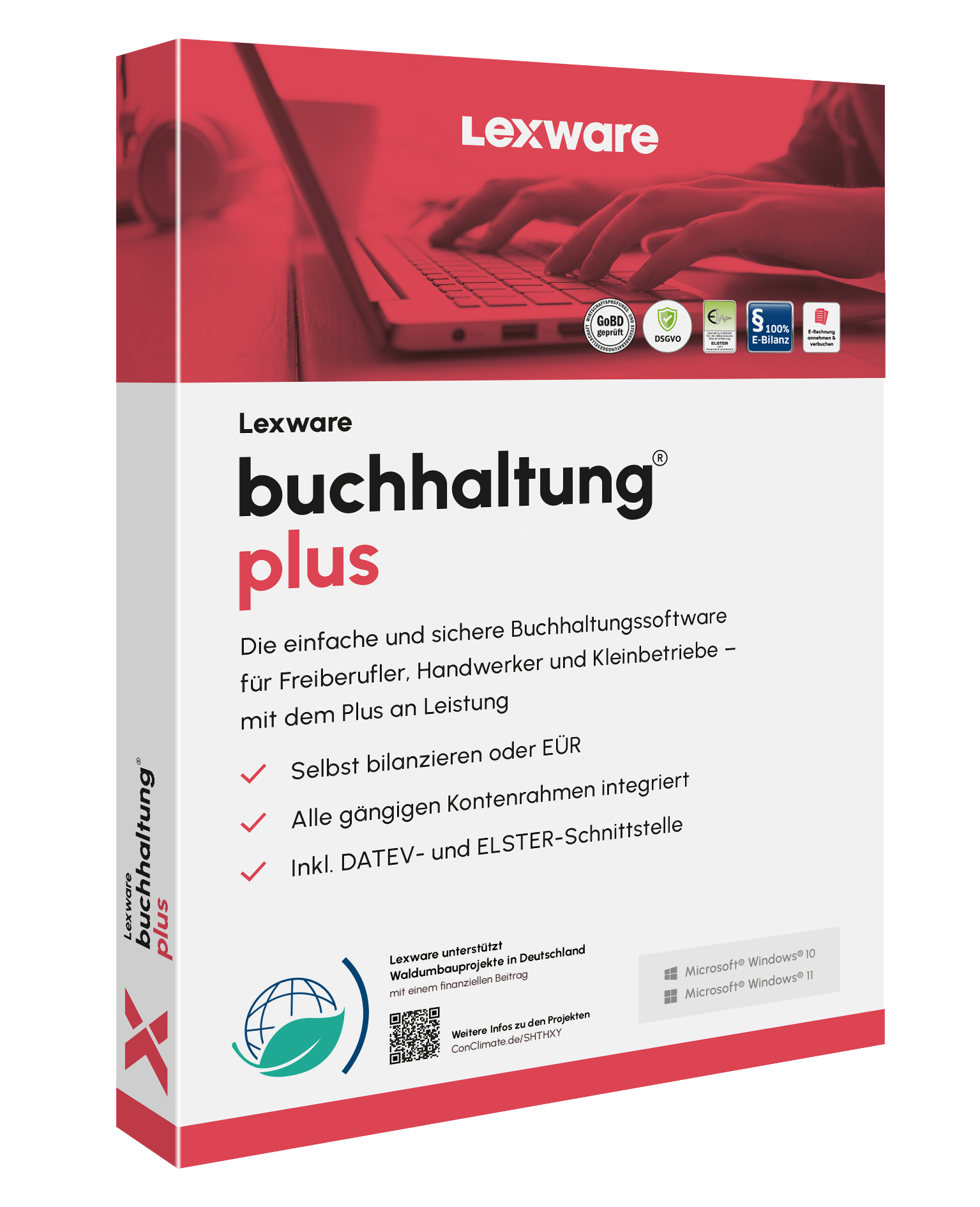 Lexware buchhaltung plus – Erweiterte Software für doppelte Buchführung, EÜR und Kassenbuch von ibeq