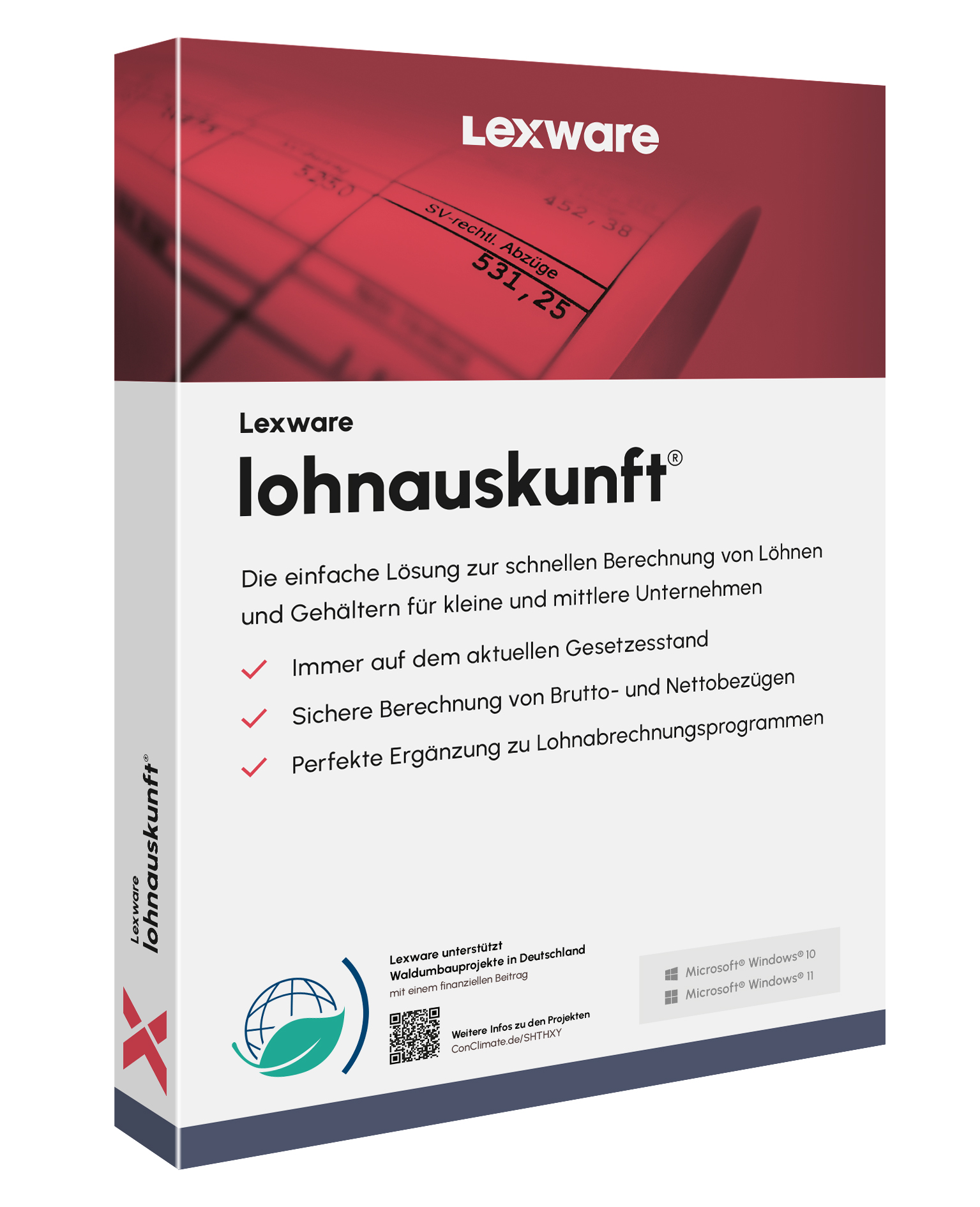 Lexware lohnauskunft – Software zur exakten Berechnung von Brutto- und Nettogehältern von ibeq