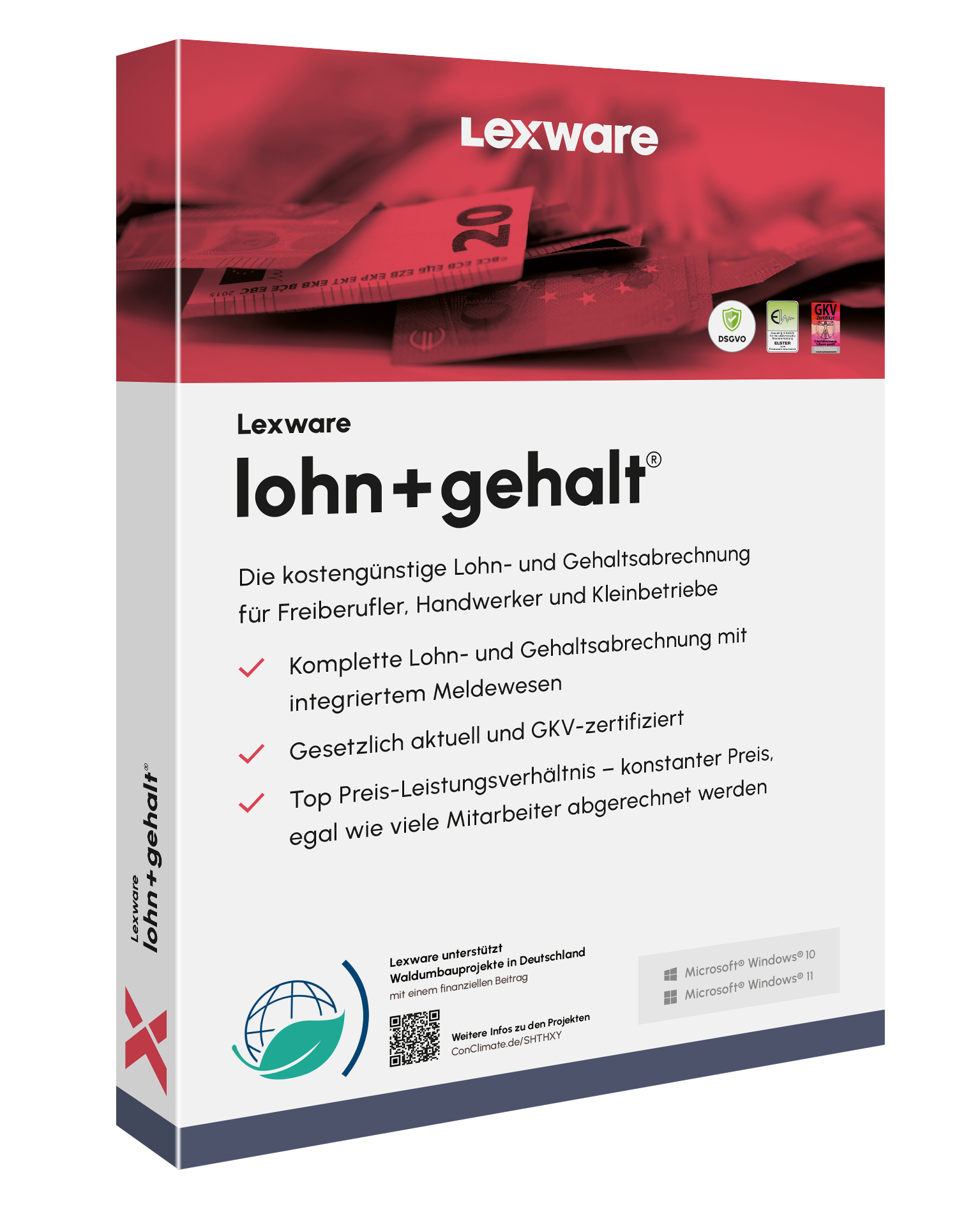 Lexware lohn+gehalt – Software zur rechtssicheren Lohn- und Gehaltsabrechnung von ibeq